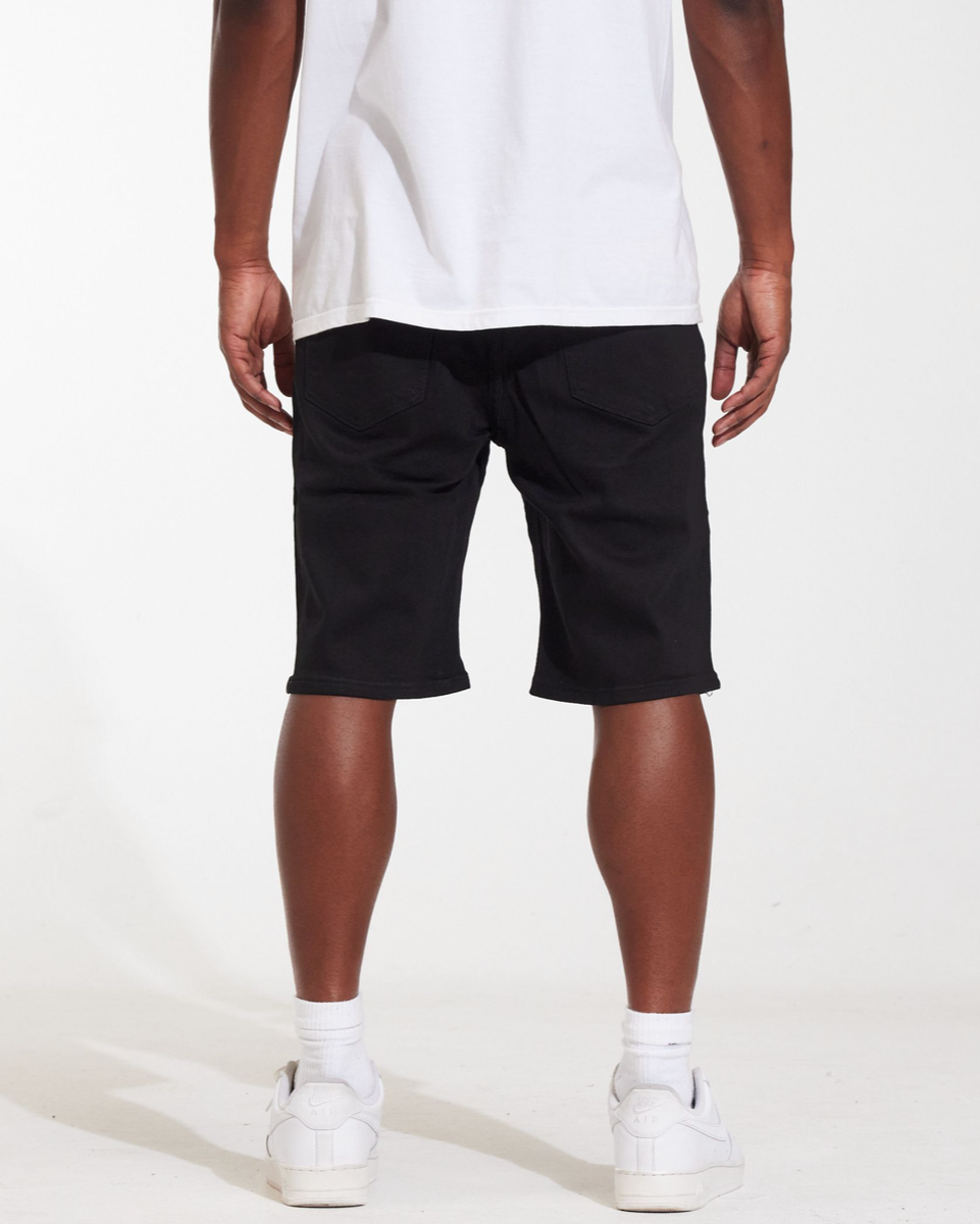 Crysp denim Atlantic shorts in black