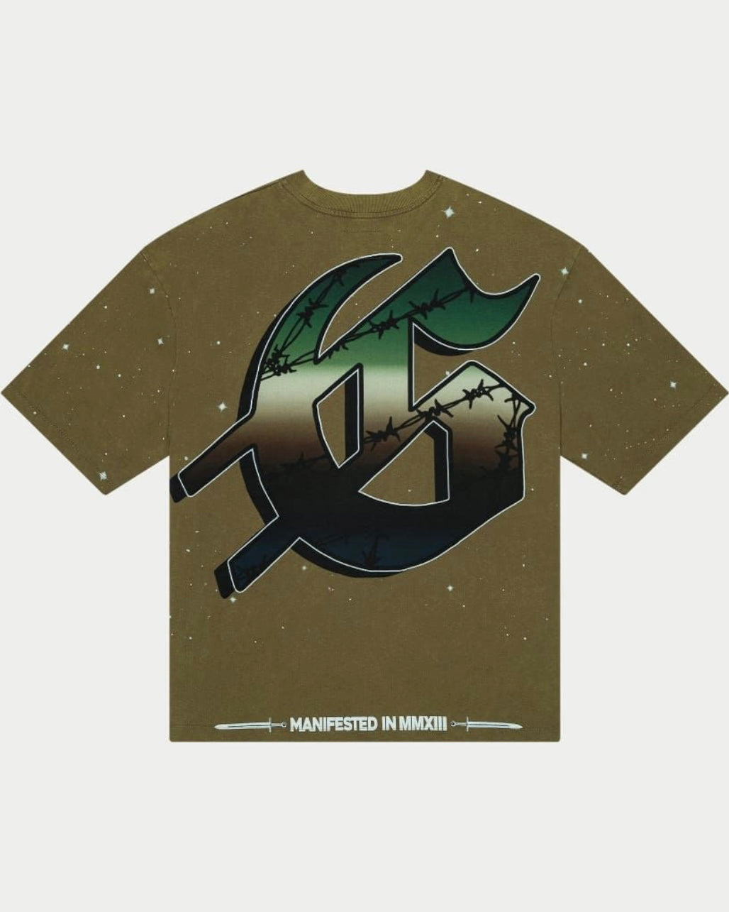Air Strike Tee In olive color by godspeed