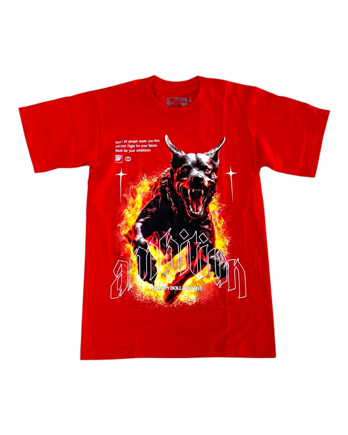 Million dolla motive ambition tee in red