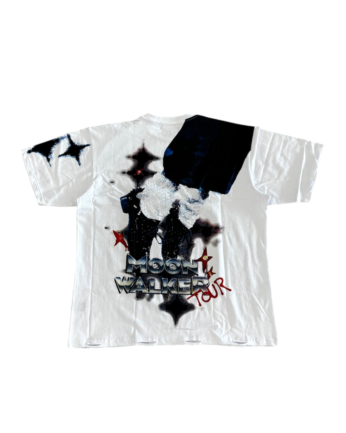 Big & Tall Smooth Criminal Tee in White Color