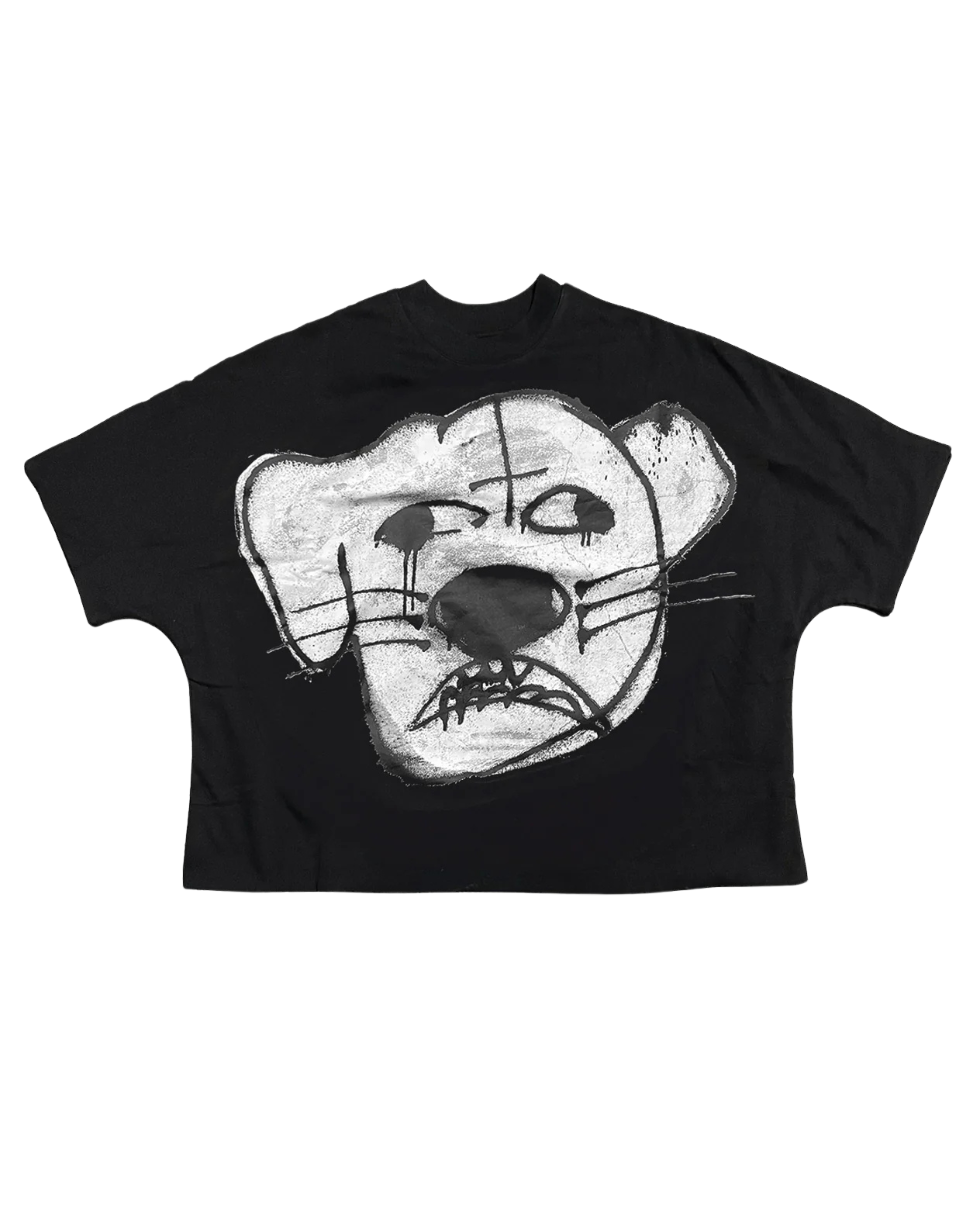 Billionaire studios billdog crop tee in black
