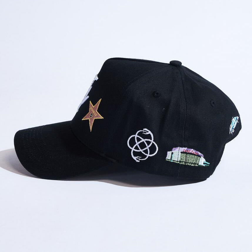 Reference cali snapback in black