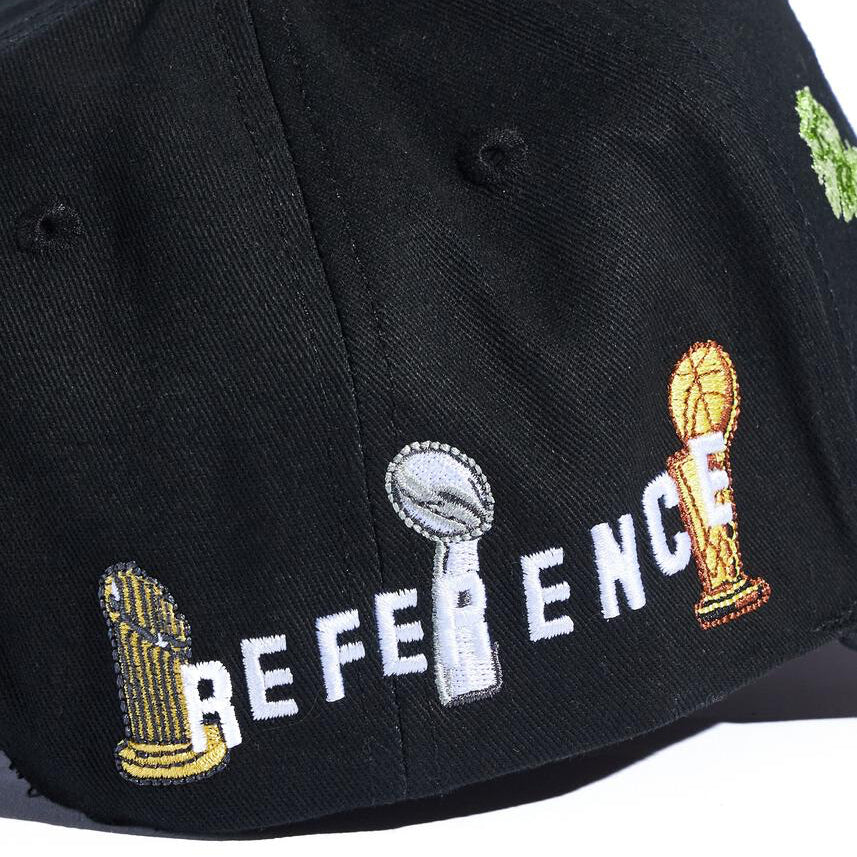 Reference cali snapback in black