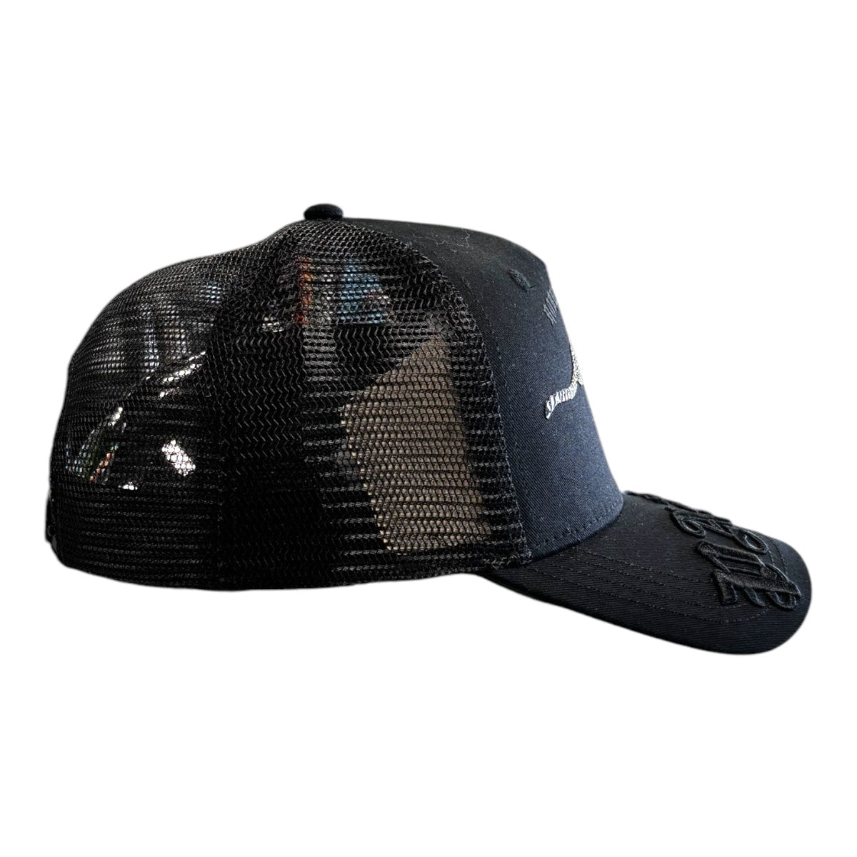 Roberto Vino cheetah cap in black