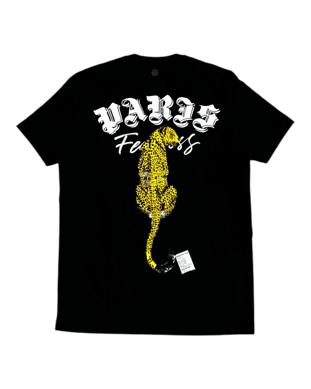 Roberto Vino cheetah tee in black