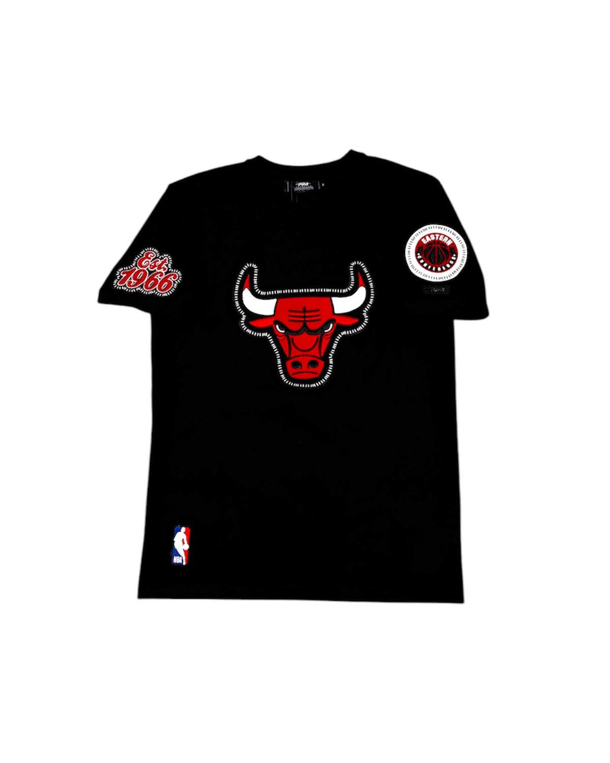 Chicago Bulls DIY Pick Stitch Tee In Black Color