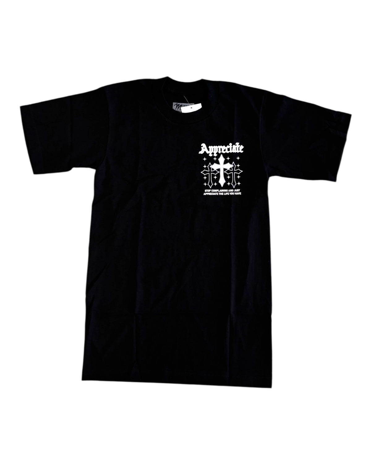 Million dolla motive appreciate crosses tee in black