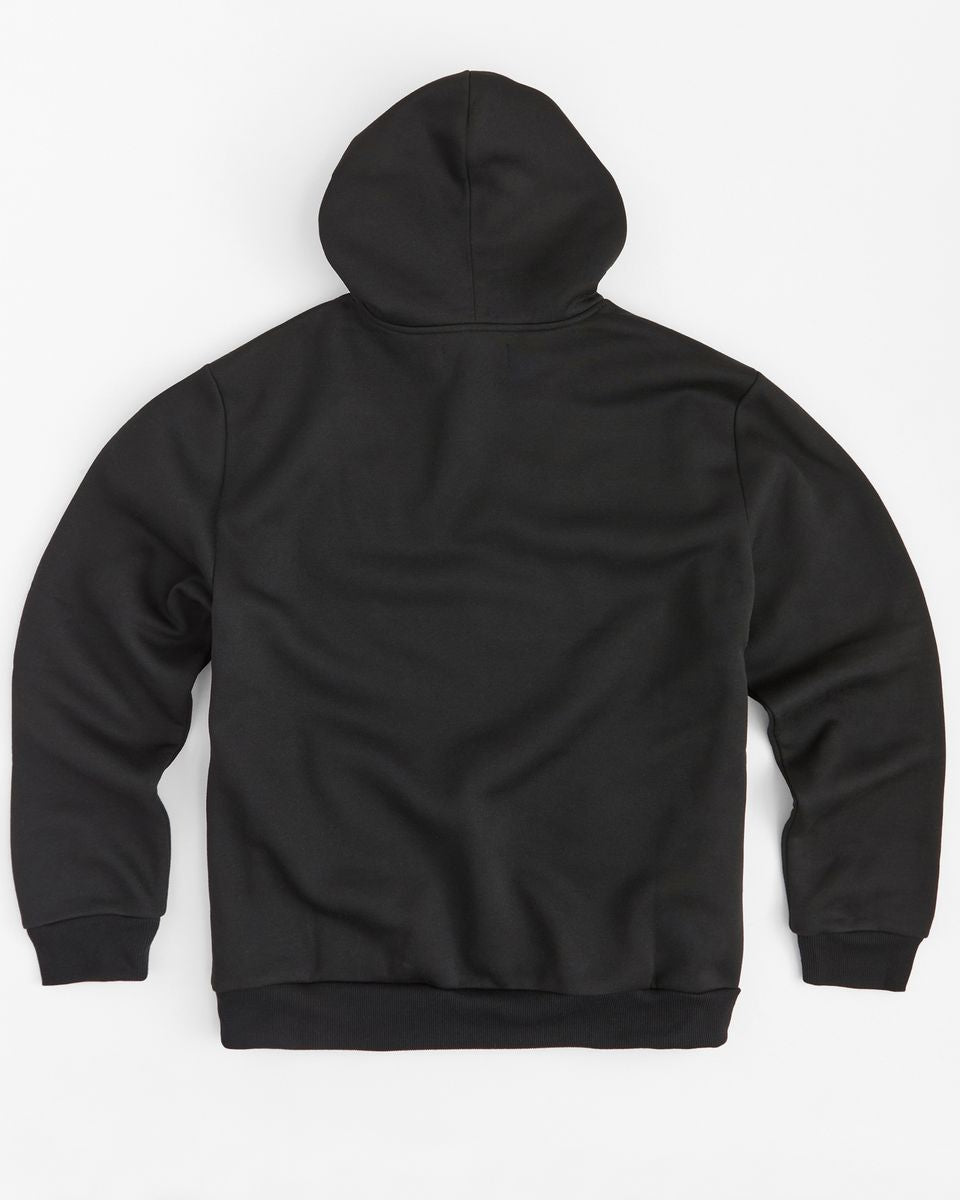 Black hoodie on a white background