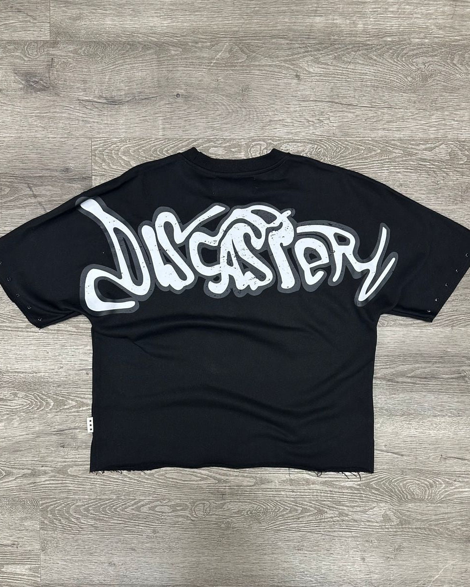 Bkys disaster crop tee in black