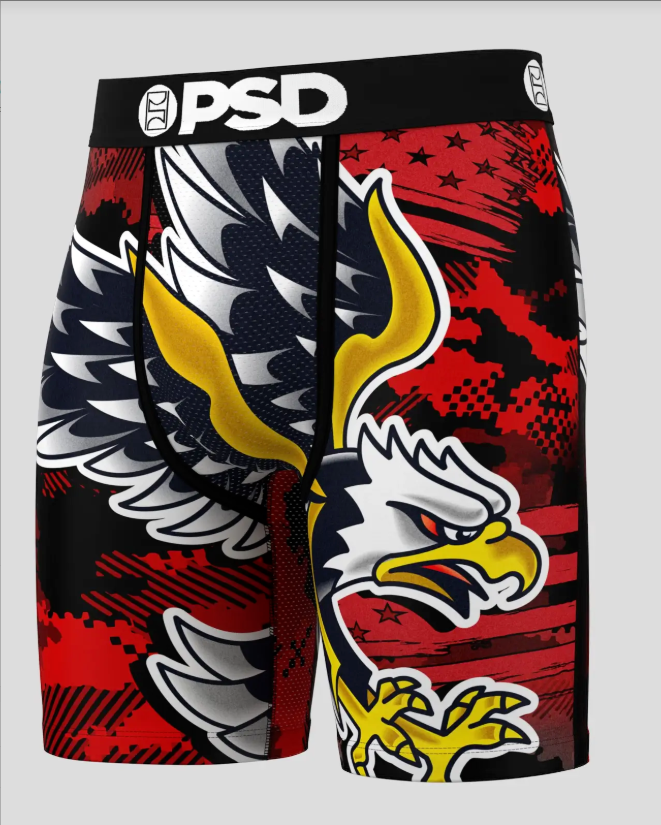 PSD Eagle USA Briefs In red and black