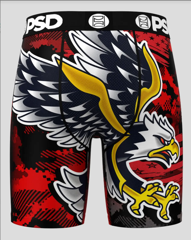 PSD Eagle USA Briefs In red and black