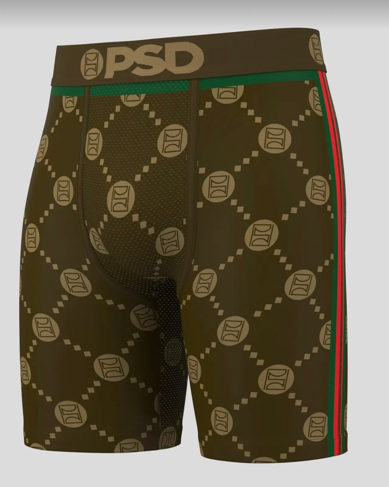 Emblem Luxe Briefs in brown color