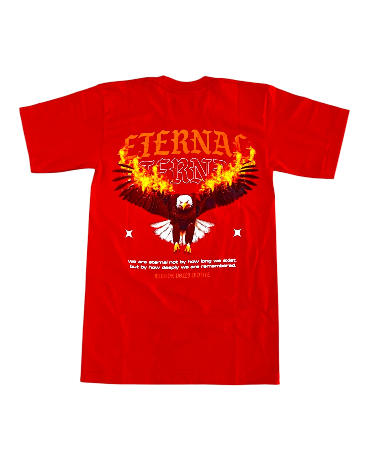 Million dolla motive eternal eagle tee in red