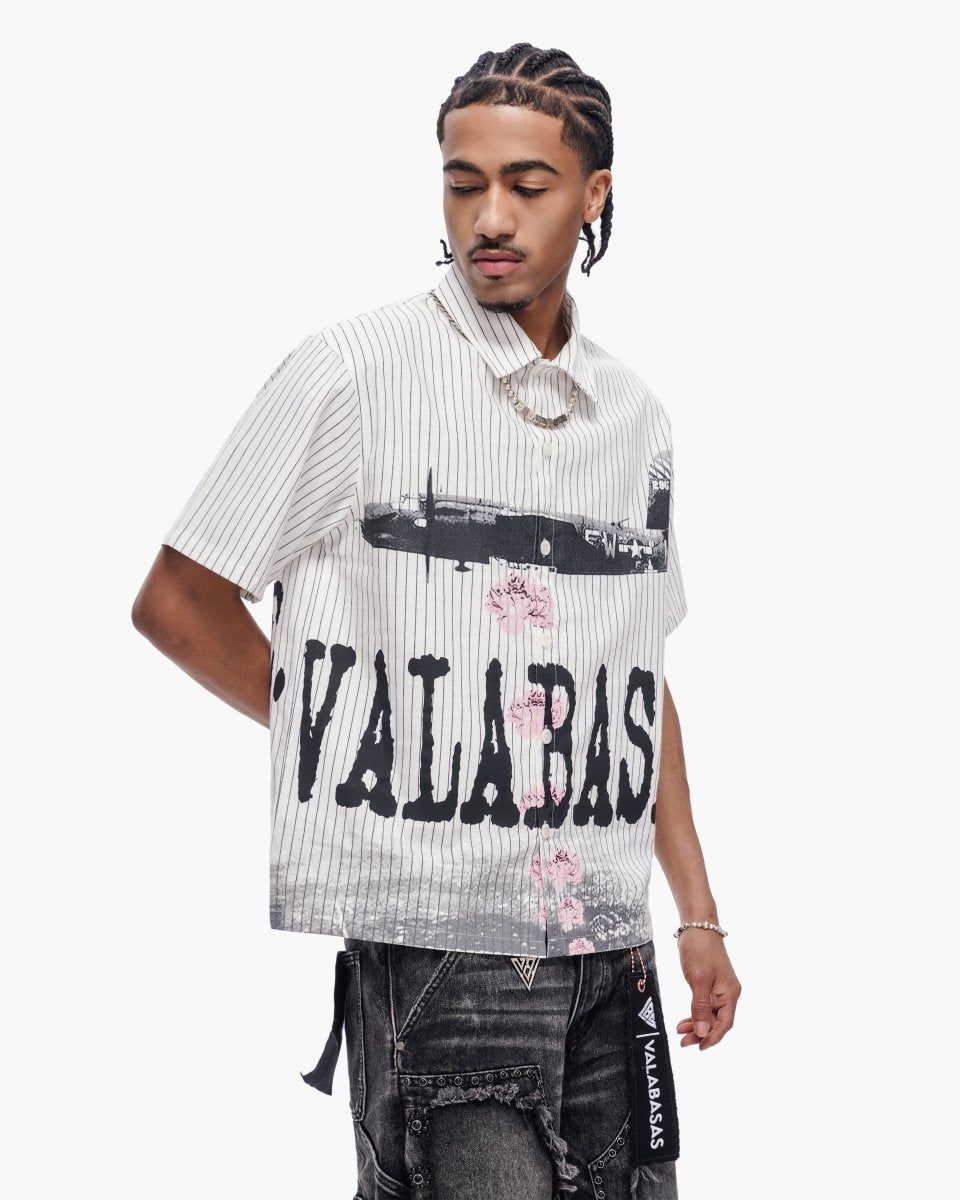 Flower Bomb Button Down