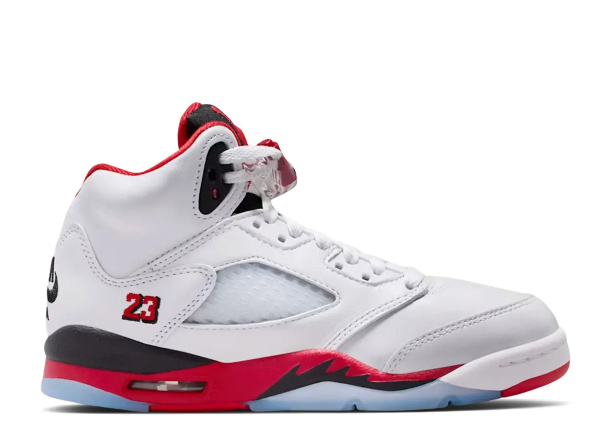 Jordan 5 Retro Fire Red Black Tongue (2025) (GS)