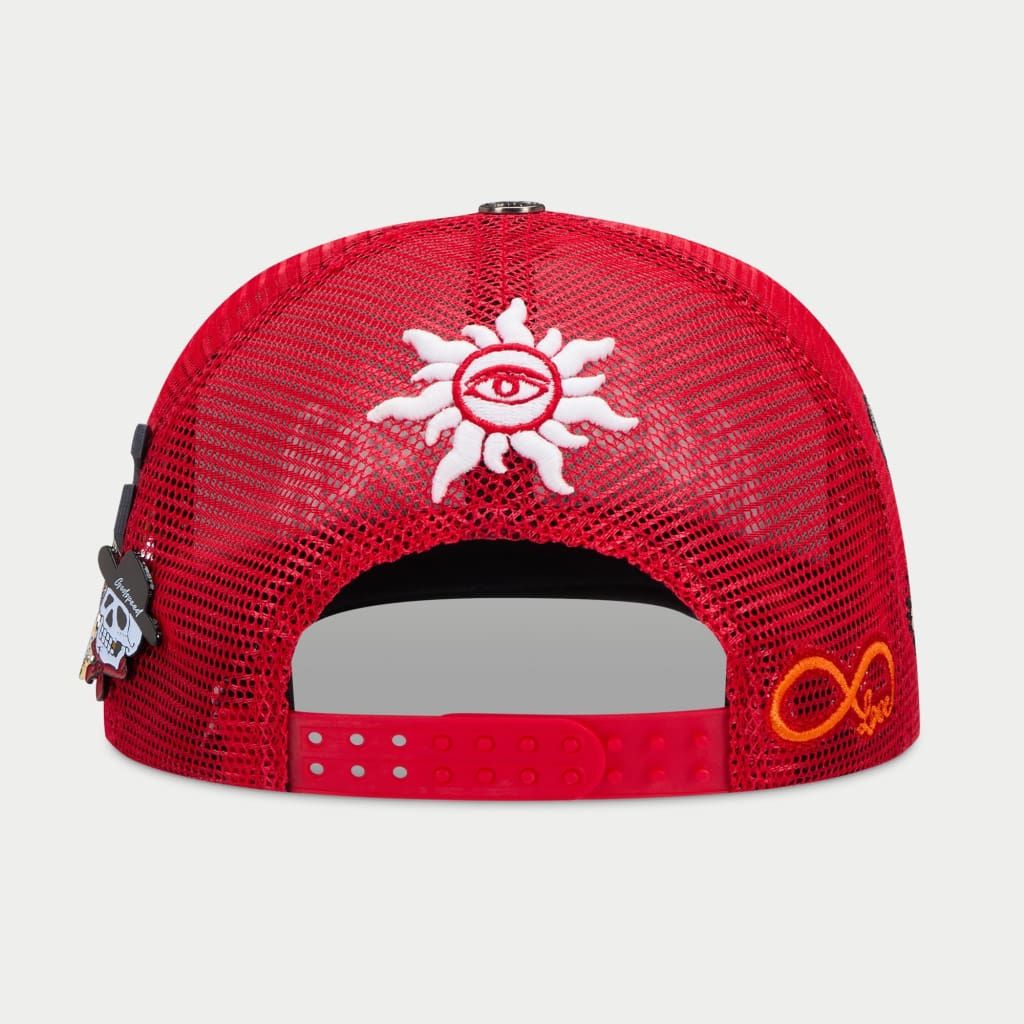 Godspeed’s gs forever trucker hat in red