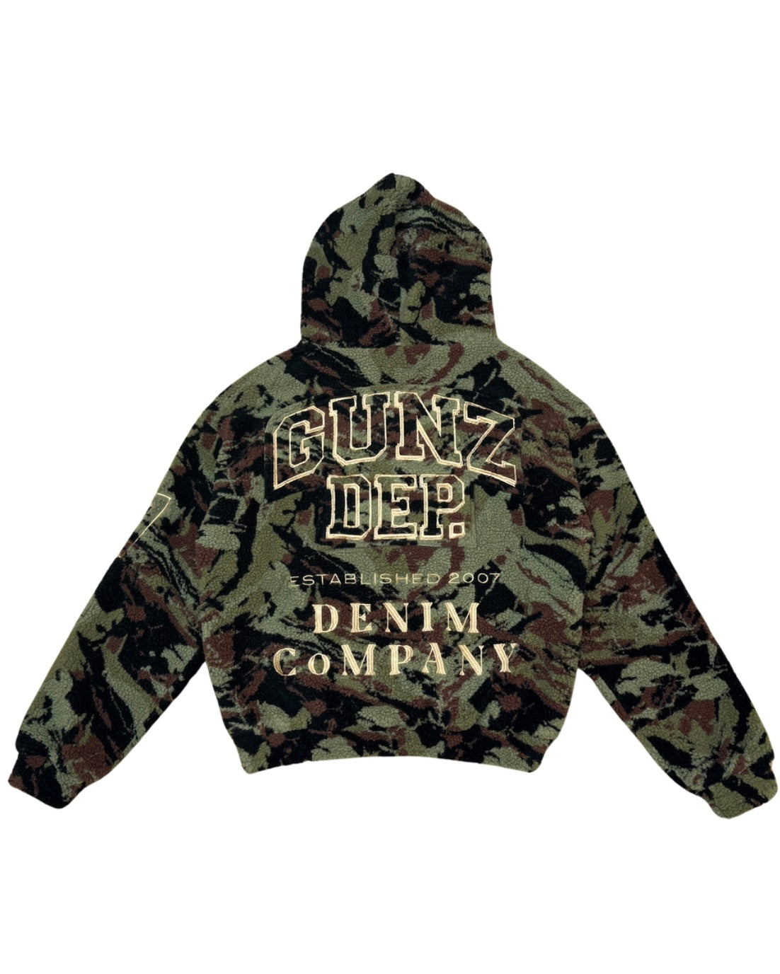Gunz Dept. Hoodie in Camouflage Color
