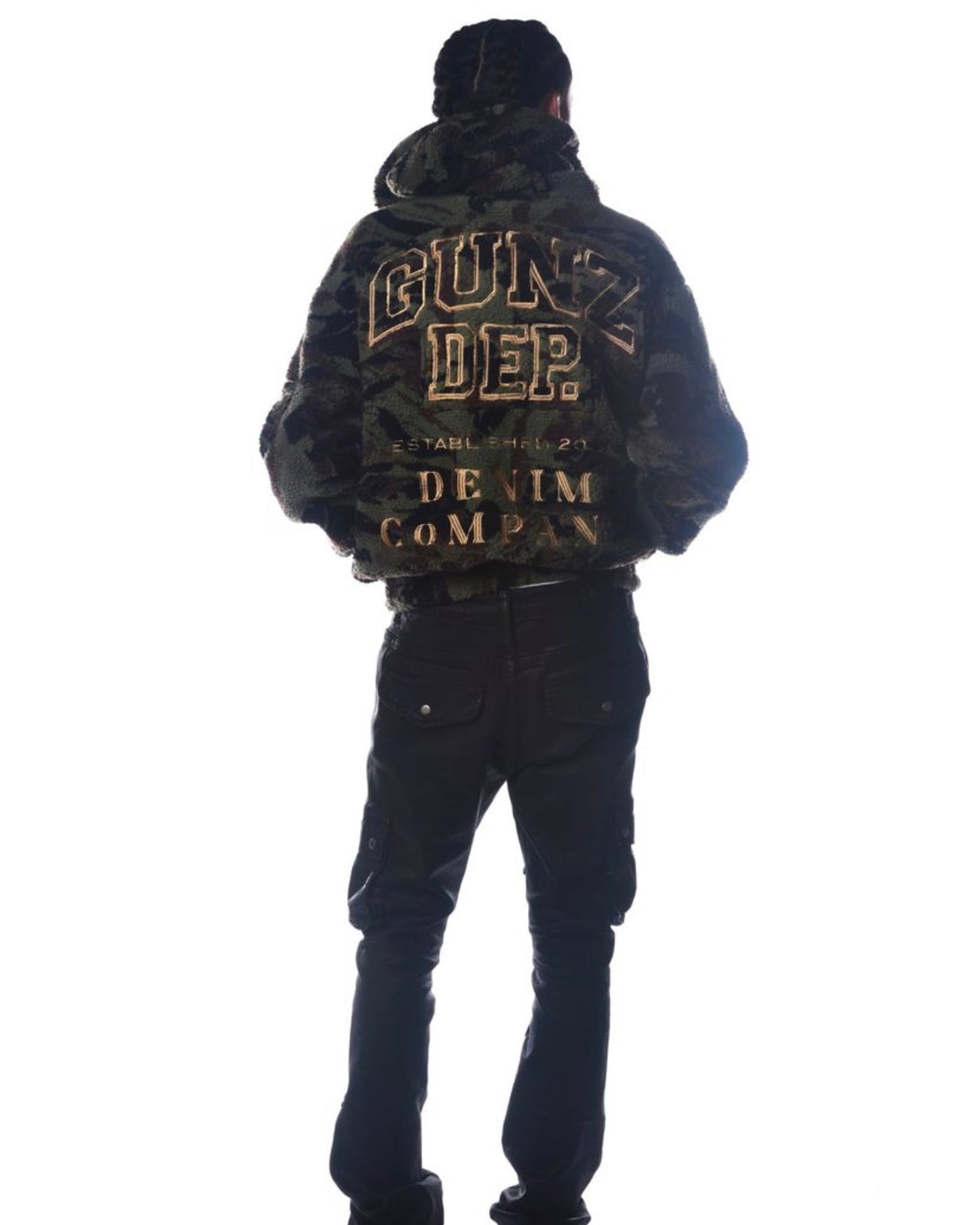 Gunz Dept. Hoodie in Camouflage Color