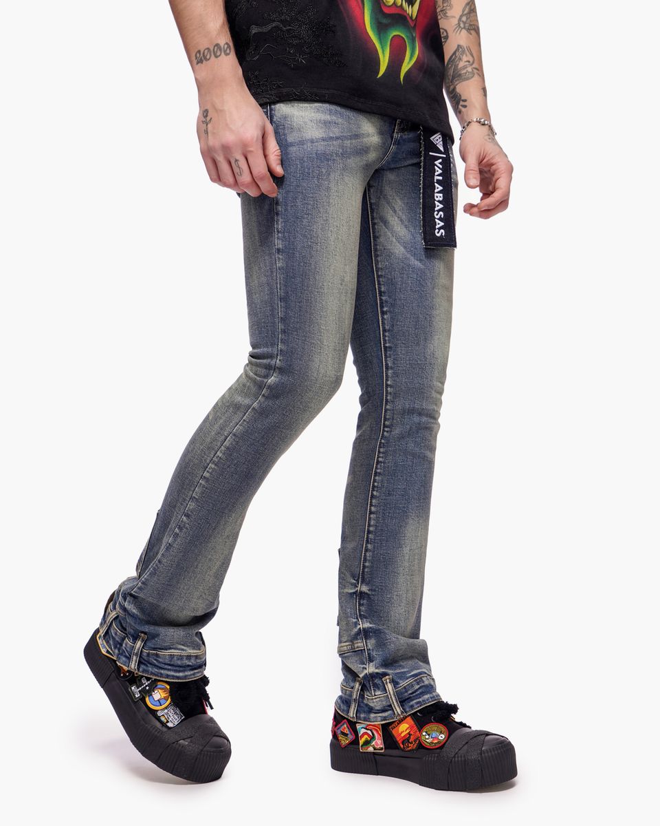 Hikari Stacked Denim