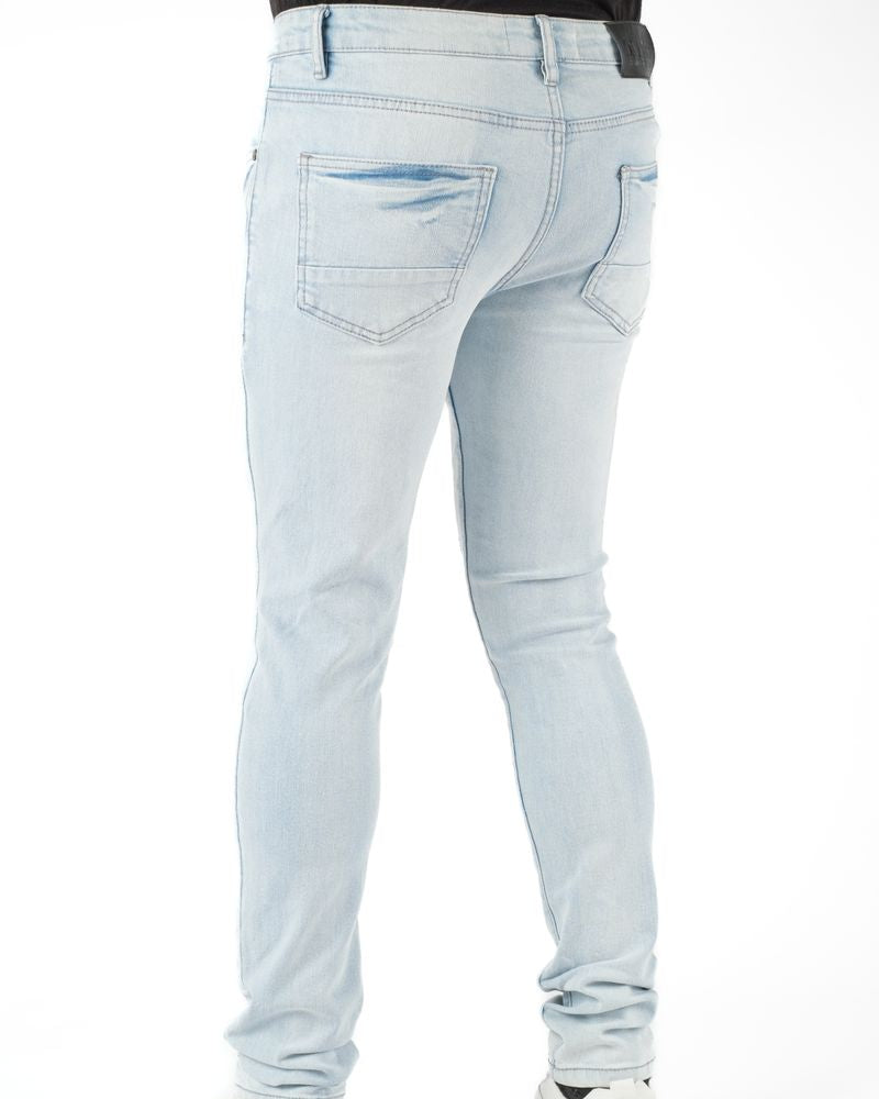 Dzstar icy knee ripped jeans in blue