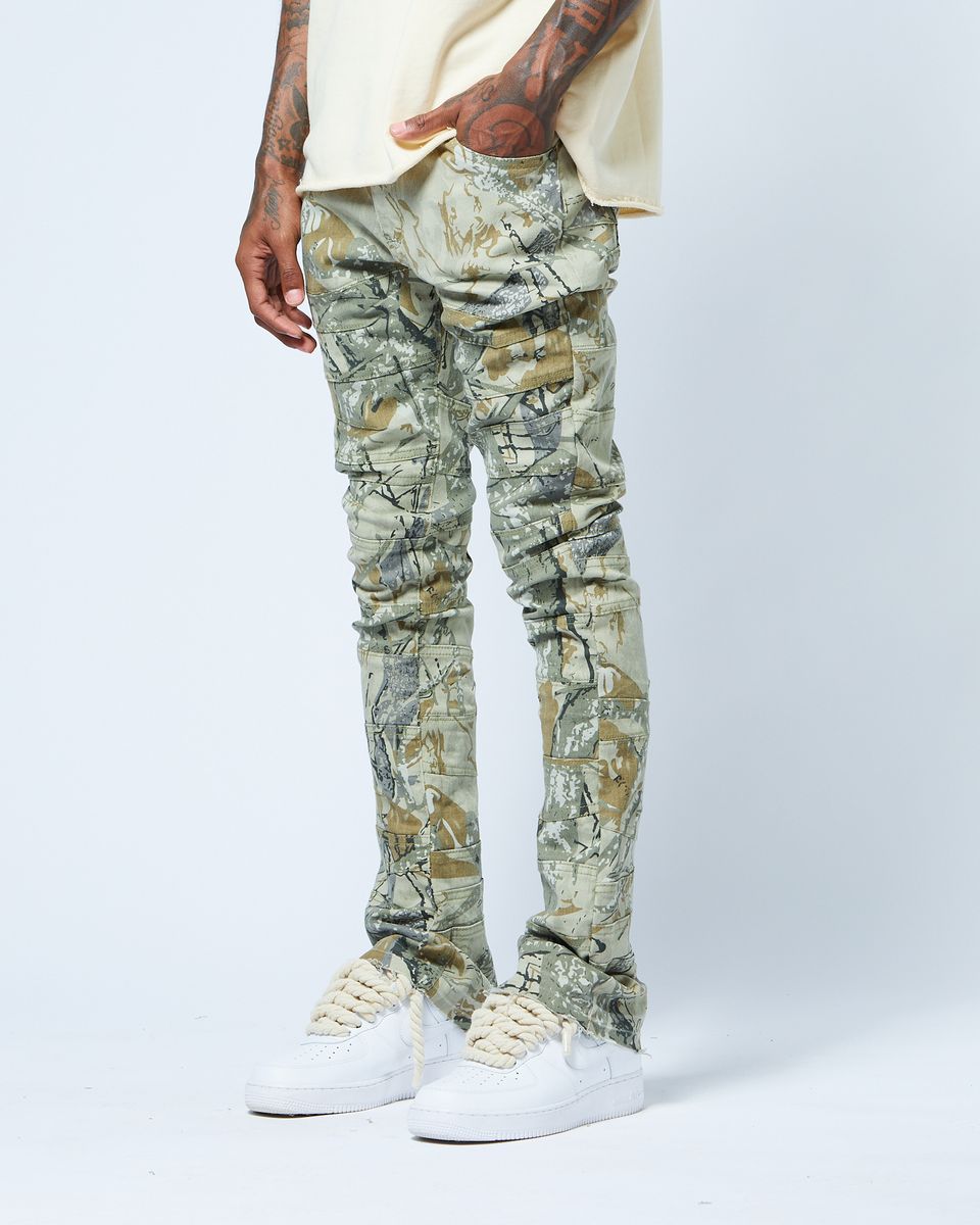 Stitch Line Flare Jean