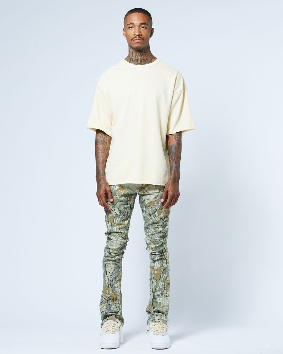 Stitch Line Flare Jean