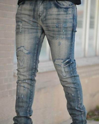 Vintage Washed Distressed Jean