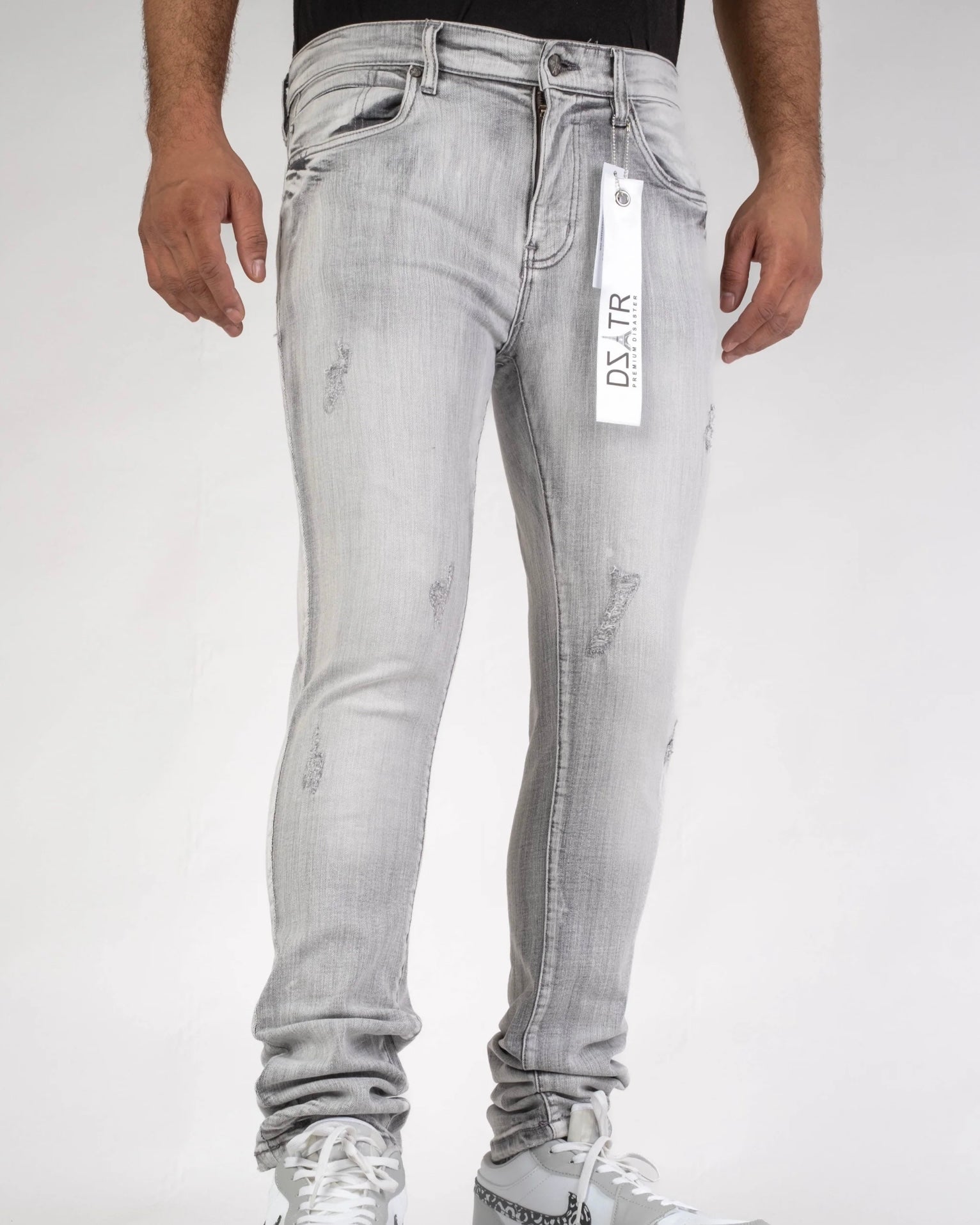 Icey Distressed Slim Jeans DZTR-433 – EmpireClothing615