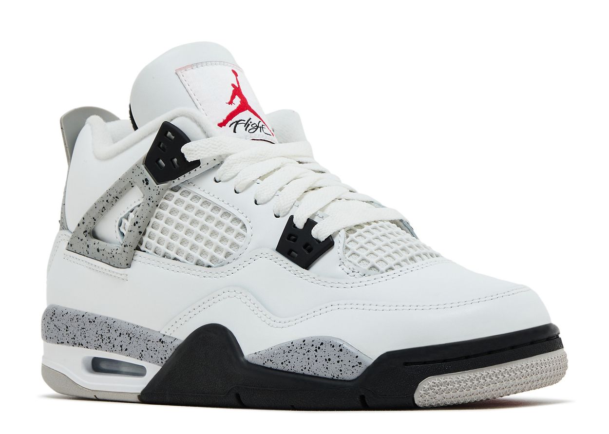 Jordan 4 Retro White Cement (2025) (GS)