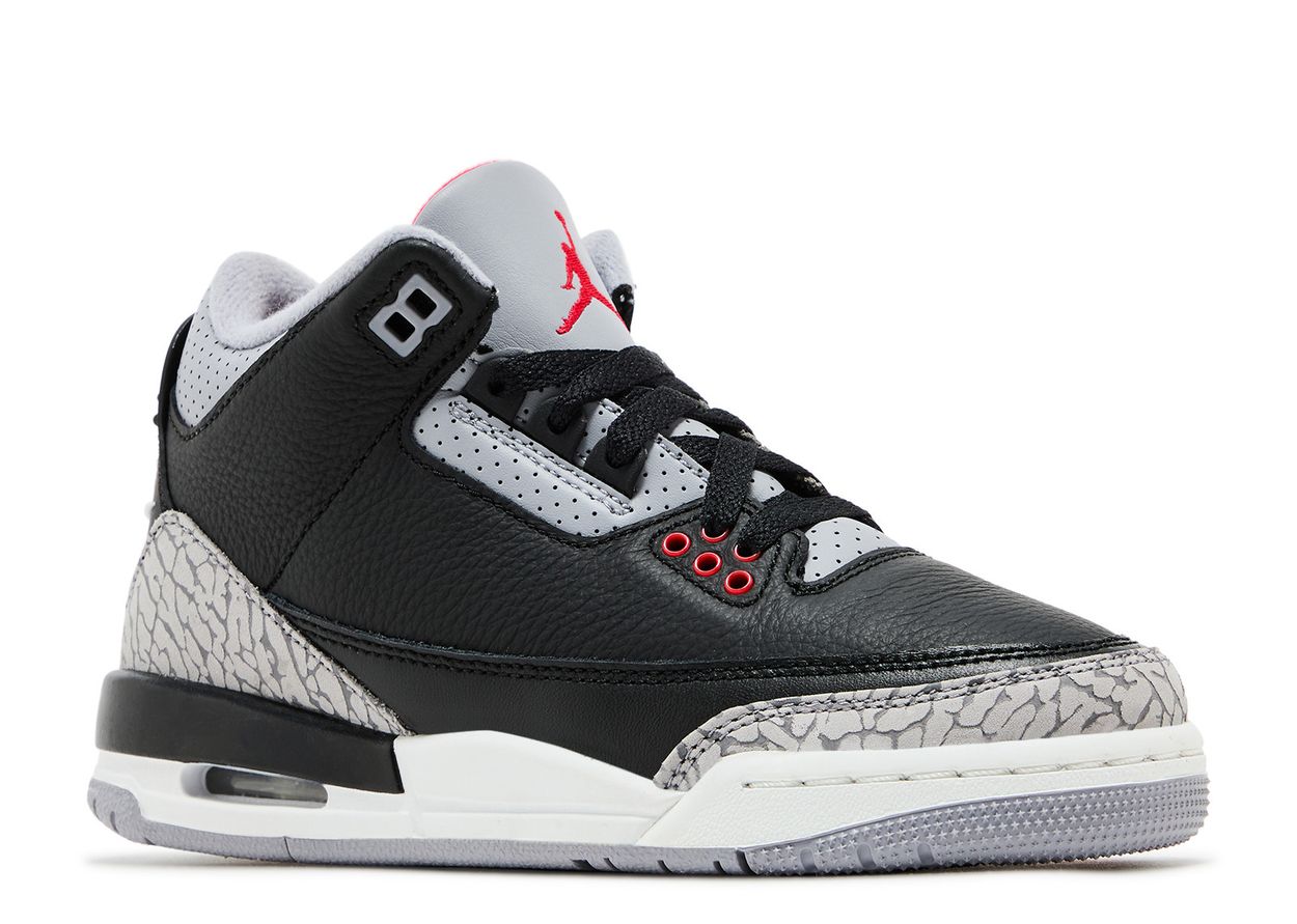 Jordan Retro 3’s Black Cement Reimagined (GS)