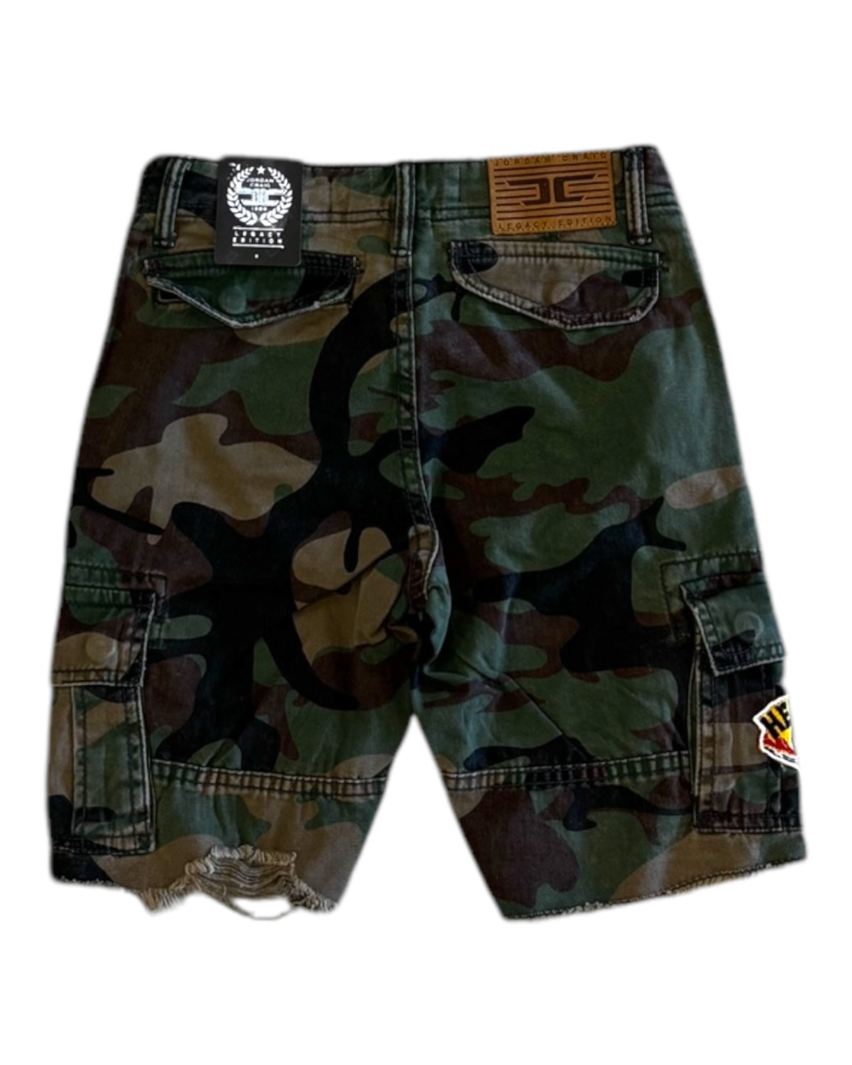 Jordan Craig juniors cargo shorts in camo