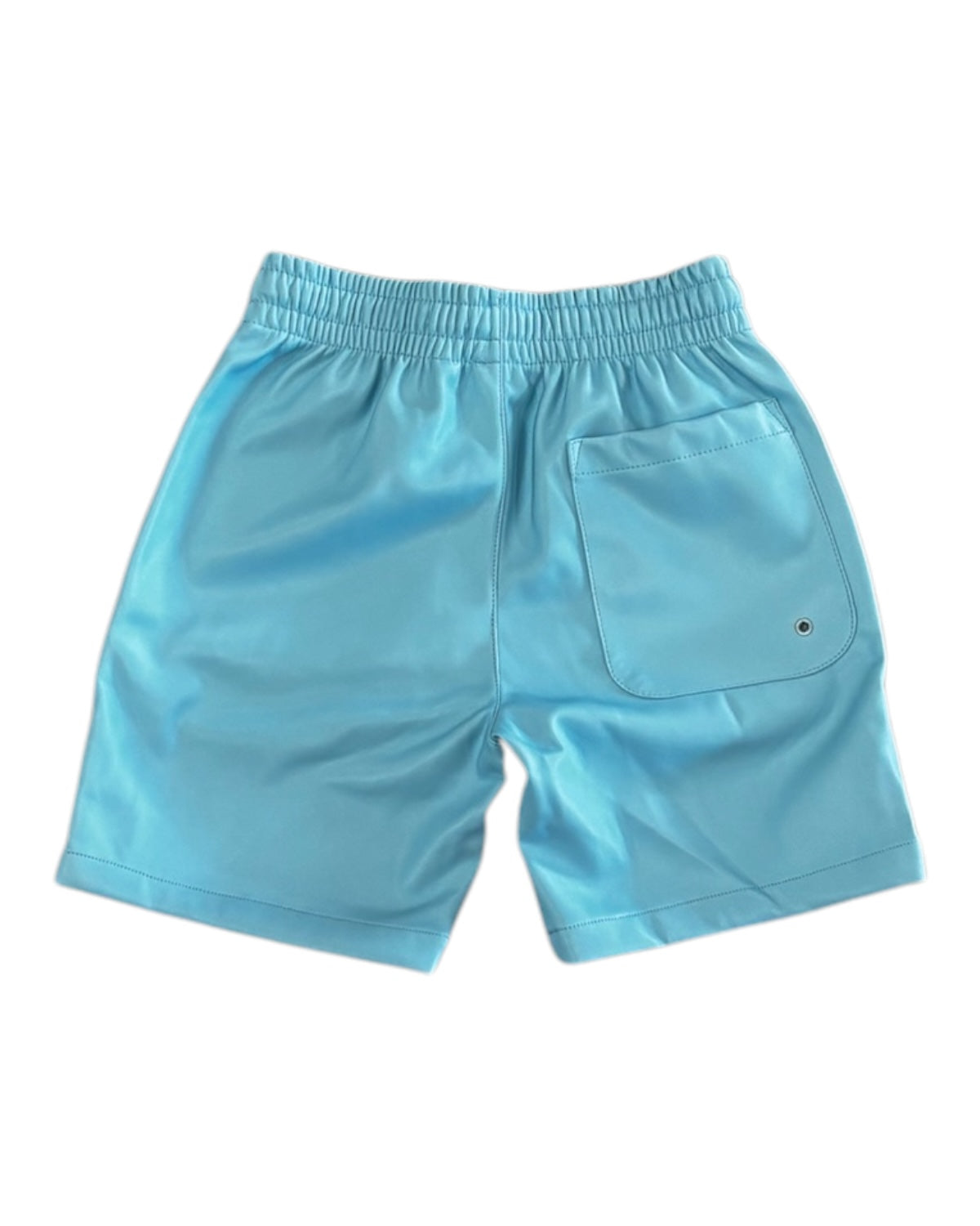 Jordan Craig juniors see youn in paradise PU leather shorts in sky blue