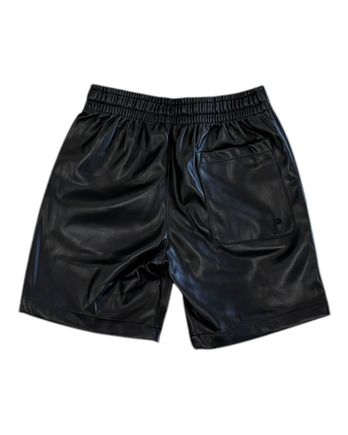 Jordan Craig juniors see you in paradise PU leather shorts in black