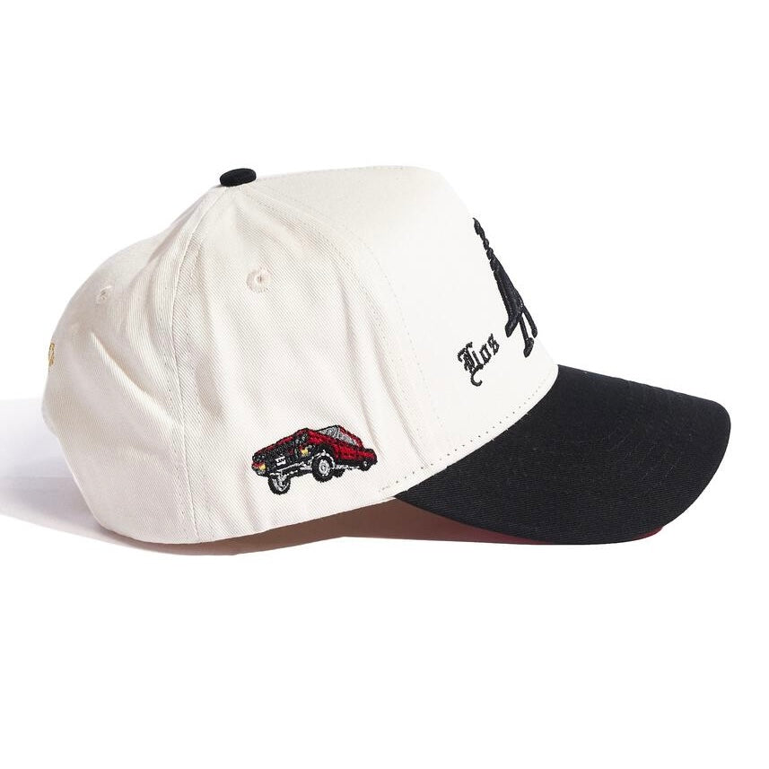 reference LA vida SnapBack in cream and black