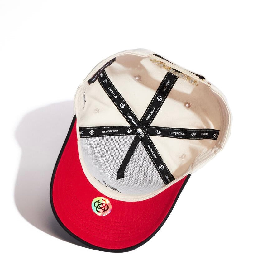 Reference LA vida SnapBack in cream and black