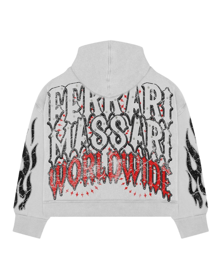 Massari Worldwide Zip Hoodie