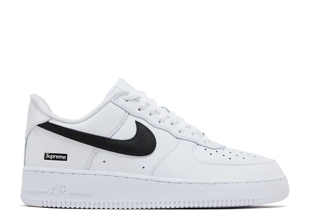 Nike Air Force 1 Low Supreme White Black Men's – EmpireClothing615 Nike Air Force 1 Low Supreme White Black Men's – EmpireClothing615