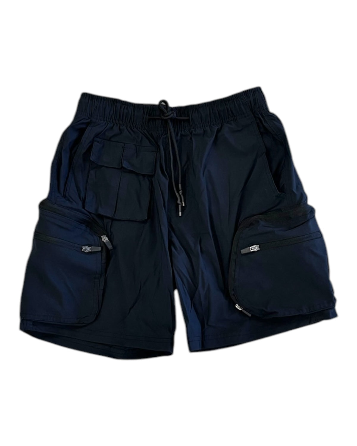 Jordan Craig nylon travel shorts in black