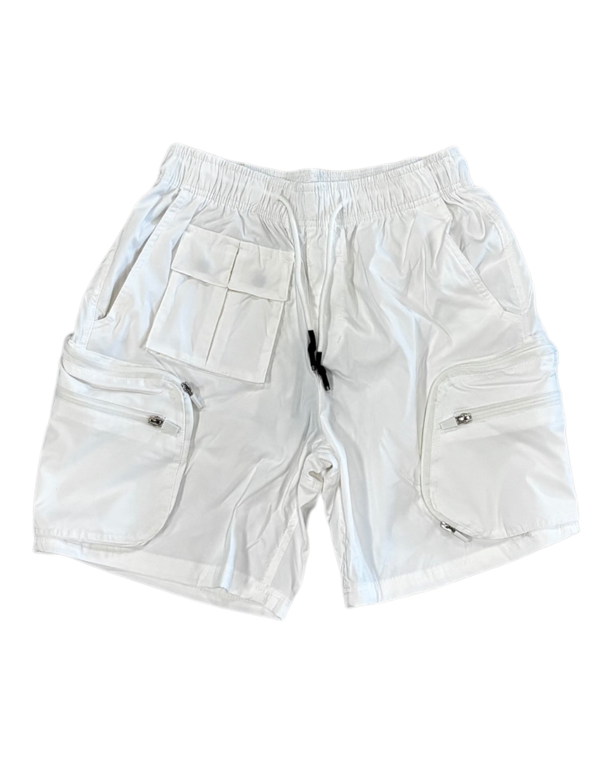 Jordan Craig nylon travel shorts in white