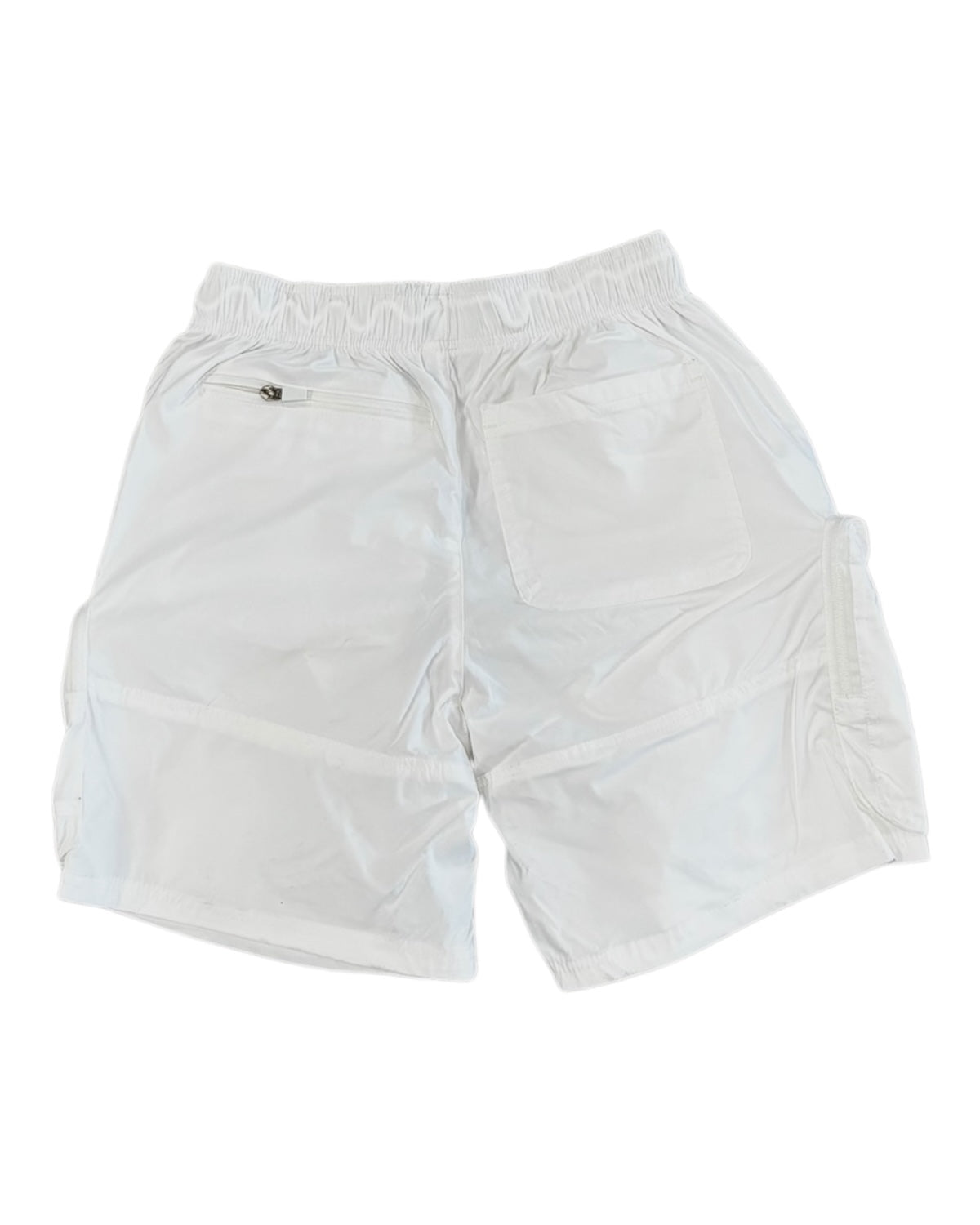 Jordan Craig nylon travel shorts in white