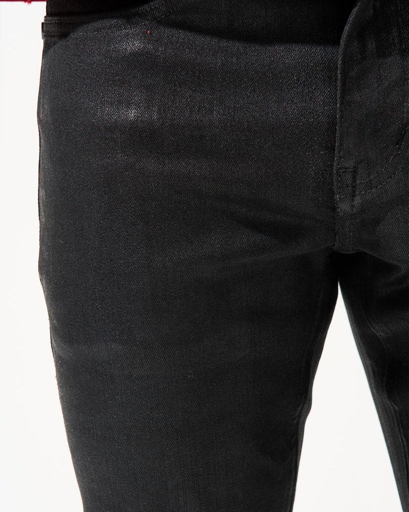 Black pants on a white background