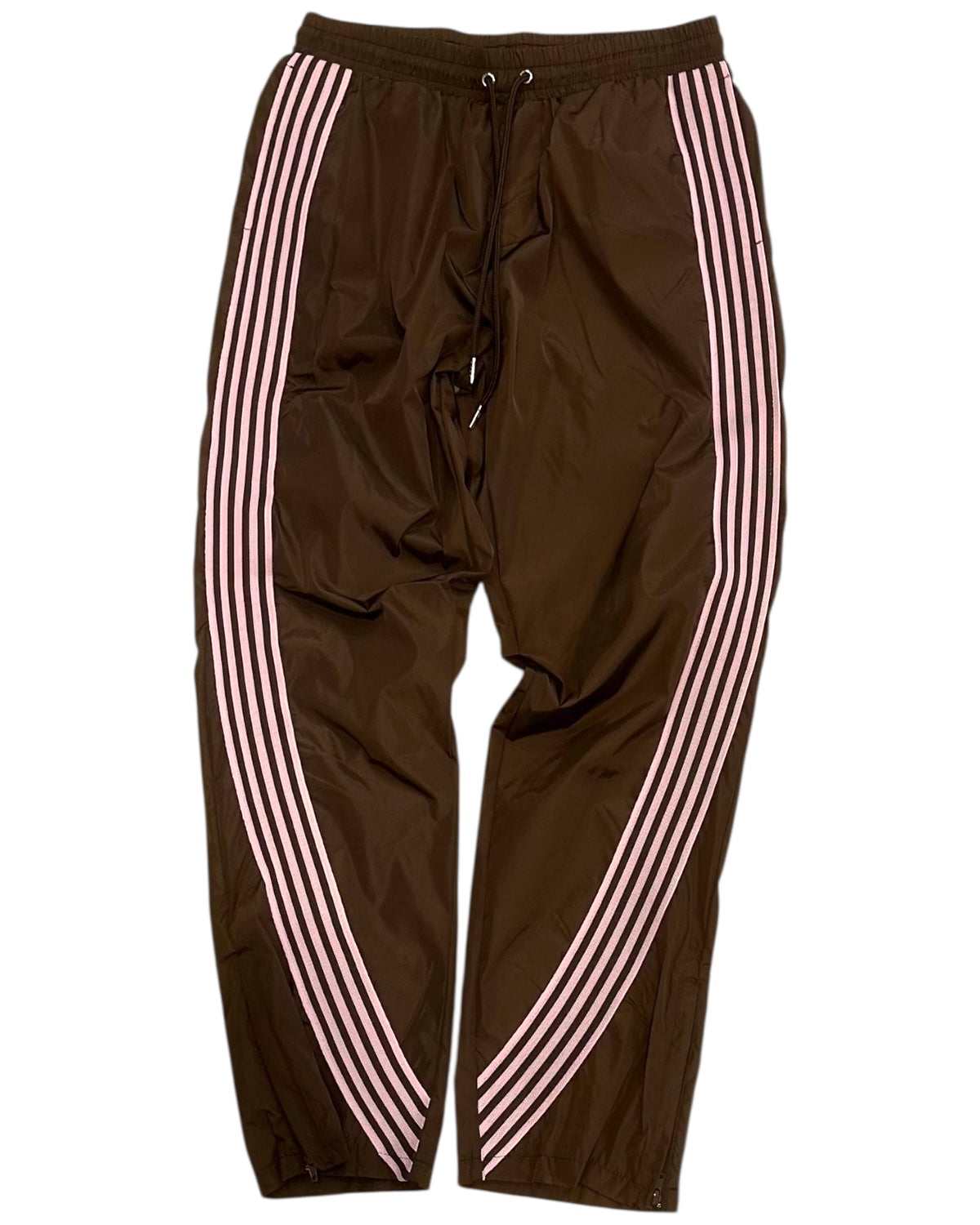 Striped Nylon Relax Pants