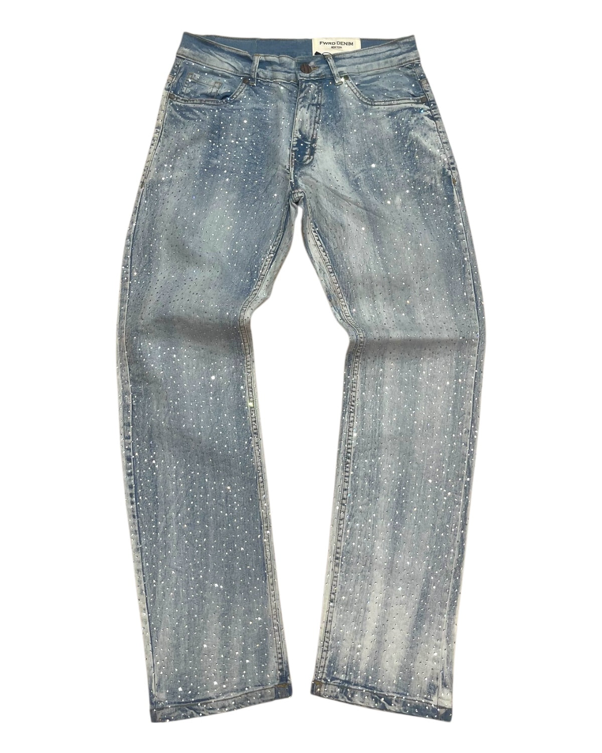 Stacked Ice Denim Pants