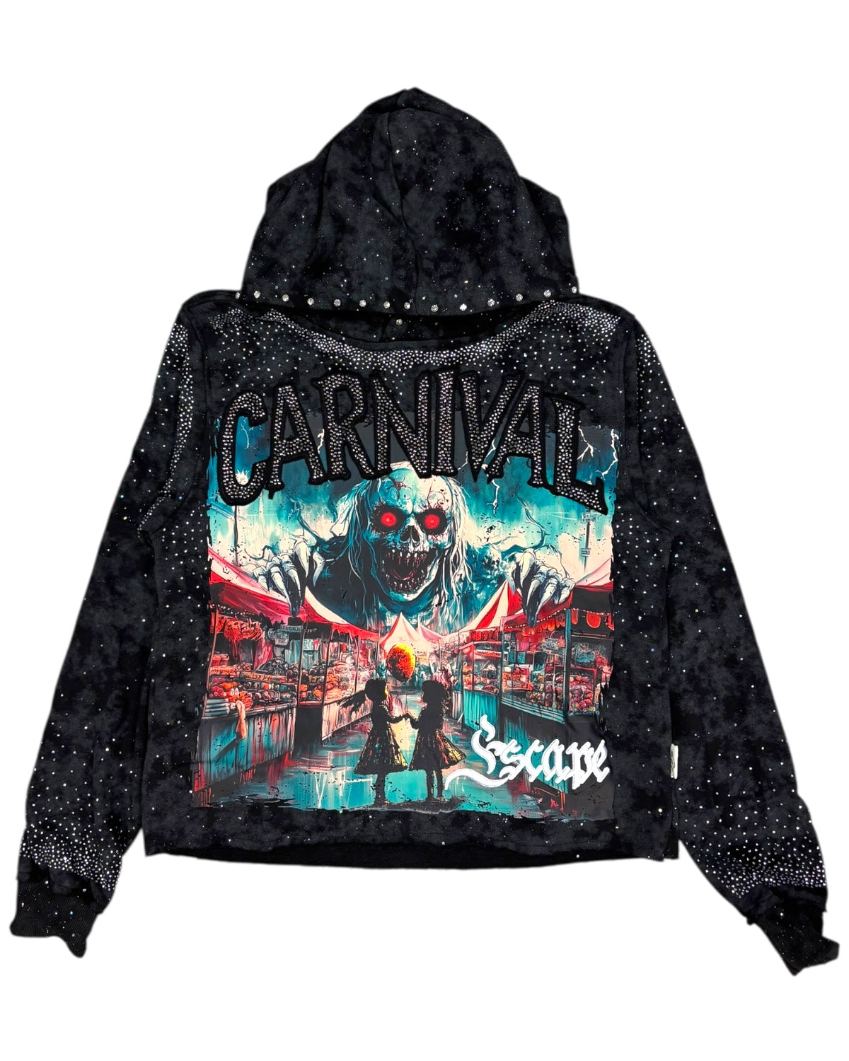 Carnival Cropped Hoodie