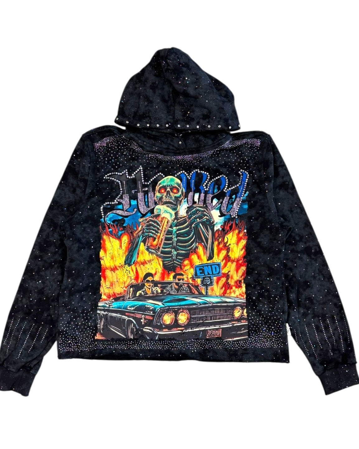 Hooked Cropped Hoodie