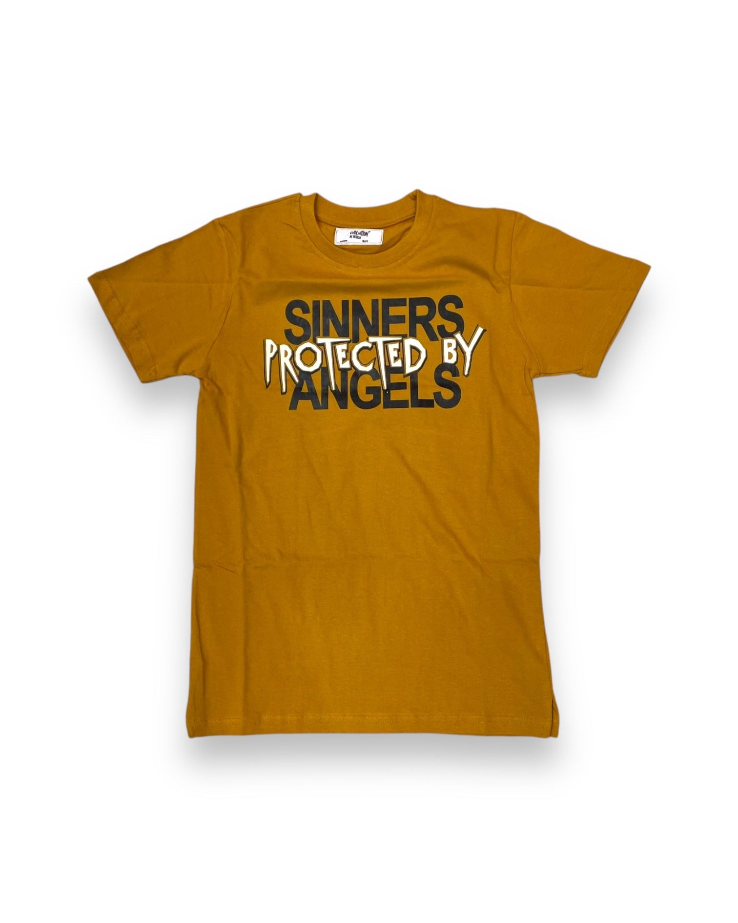 Boy’s Sinners Protected By Angels Tee