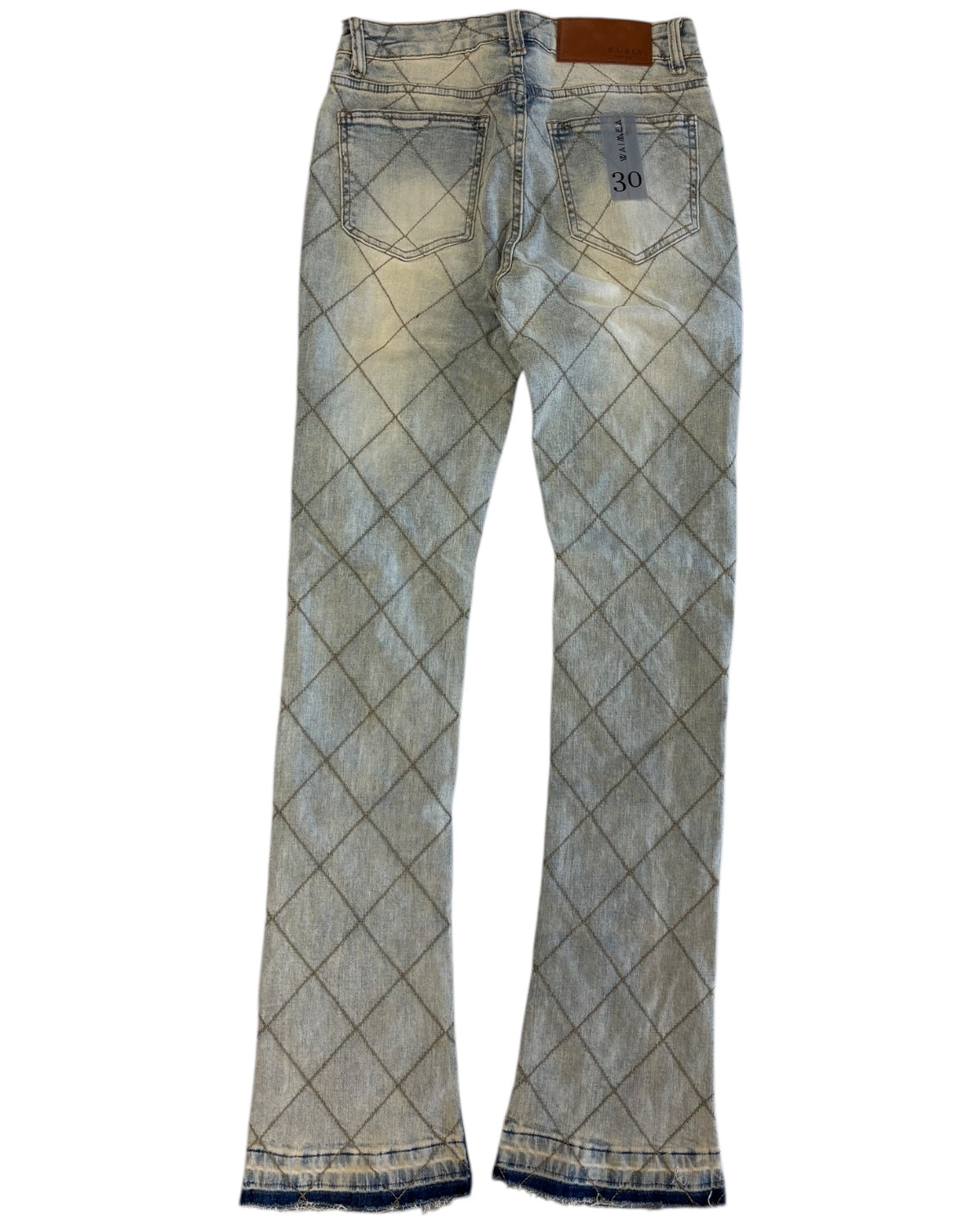 Pearl Studded Flare Jeans