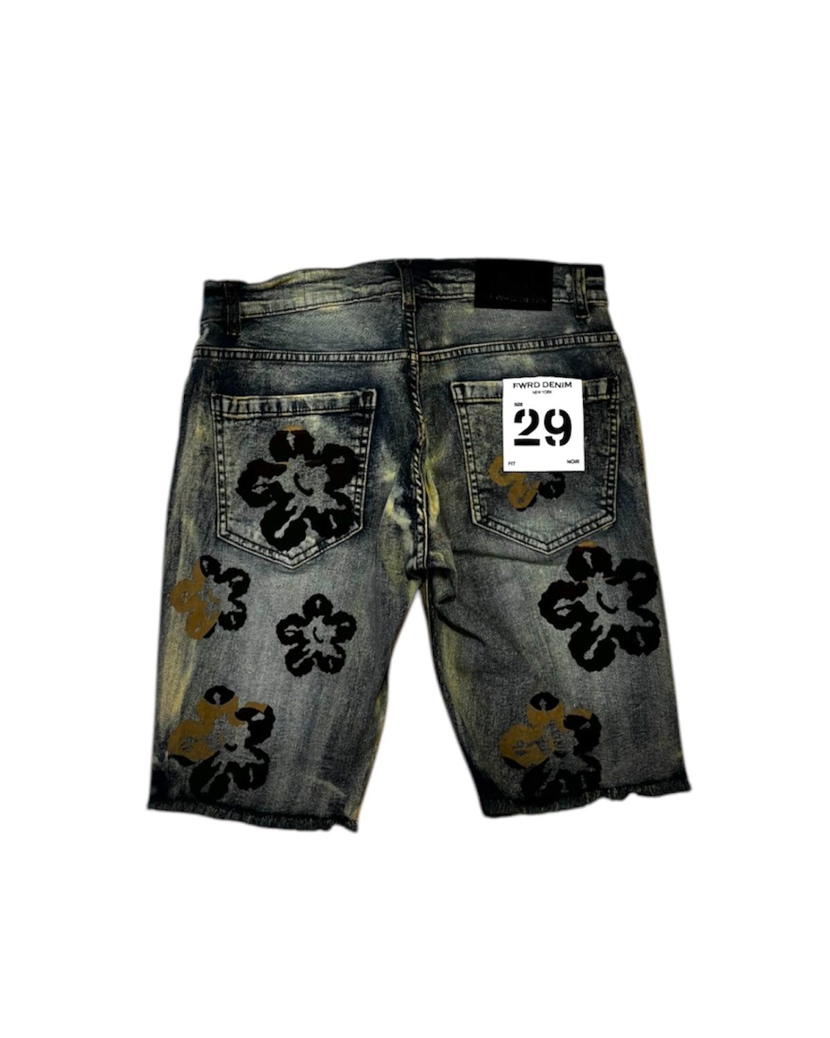 Flower Denim Short