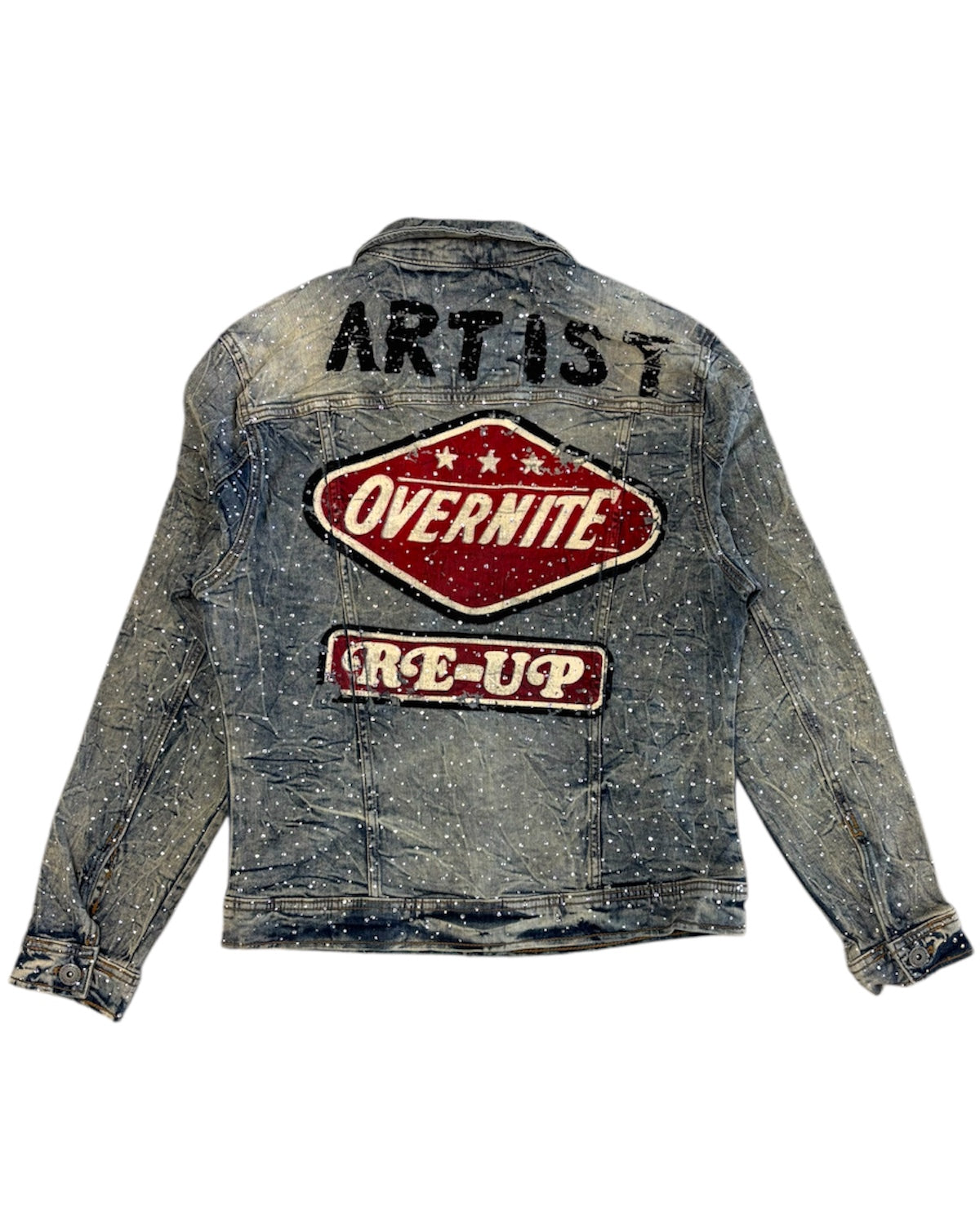 Re-Up Crystal Denim Jacket