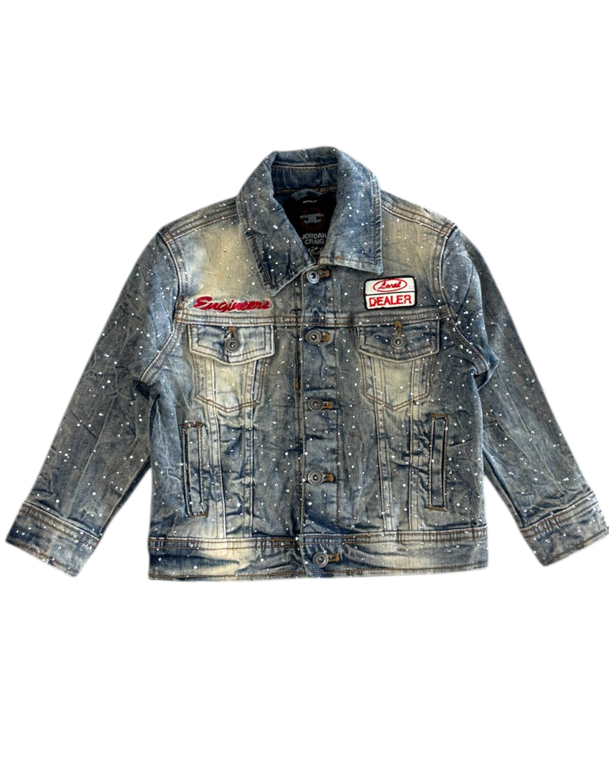 Toddler's Re-Up Crystal Denim Jacket